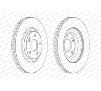 Ferodo DDF2199C Rotore Disco Freno