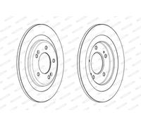 FERODO DDF2200C Disco freno per HYUNDAI