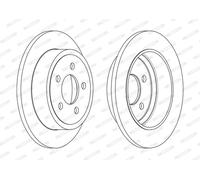 FERODO DDF2288C Disco freno per JEEP