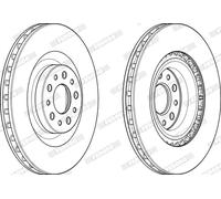 FERODO DDF2289C Disco freno per FIAT,OPEL,VAUXHALL