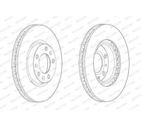 Ferodo DDF2405C Rotore Disco Freno