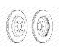 FERODO DDF2410C Disco freno per SUZUKI