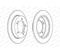 FERODO DDF2411C Disco freno per SUZUKI