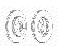 FERODO DDF2462C-1 Disco freno