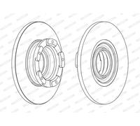 FERODO DDF2471 Disco freno per FORD