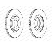 FERODO DDF252C Disco freno per ALFA ROMEO,FIAT,LANCIA