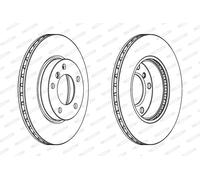 FERODO DDF258C Disco freno