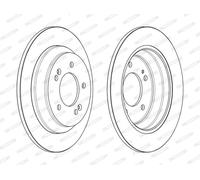 FERODO DDF2608C Disco freno per KIA