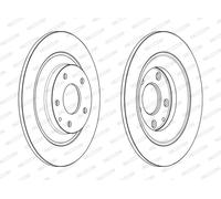 FERODO DDF2609C Disco freno per MAZDA