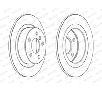FERODO DDF2612C Disco freno per BMW,MINI