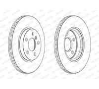 FERODO DDF2613C Disco freno per BMW,MINI