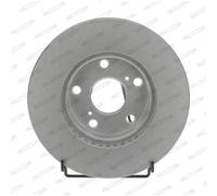 Ferodo Dischi freno DDF2653C anteriore ventilato – Coppia (2 pezzi)