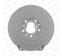 Ferodo Disco freno DDF2654C posteriore pieno - Coppia (2 pezzi)