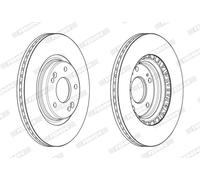 FERODO DDF2680C Disco freno per HYUNDAI,KIA