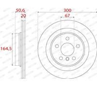 FERODO DDF2763C Disco freno per BMW,MINI