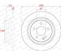 FERODO DDF2764C Disco freno per MERCEDES-BENZ