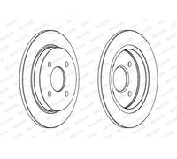 FERODO DDF281C Disco freno per FORD,PANTHER,TVR