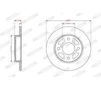 FERODO DDF2981C Disco freno per SUZUKI