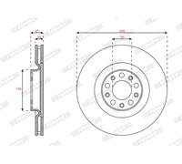 FERODO DDF3052C Disco freno