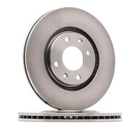 Dischi freno FERODO DDF489 anteriore, ventilato, 2 Pezzo