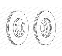 FERODO DDF810C Disco freno