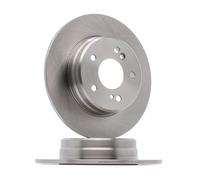 Dischi freno FERODO DDF819 posteriore, pieno, 2 Pezzo