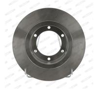 FERODO Dischi Freno Anteriore Ø244 MM Pieno Adatto A per Citroën 2 Cv Dyane Ami