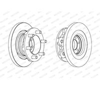 FERODO FCR139A Disco freno per IVECO