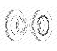 FERODO FCR312A Disco freno per MERCEDES-BENZ,VW