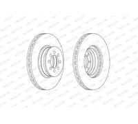 FERODO FCR335A Disco freno per MERCEDES-BENZ