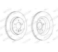 FERODO FCR381A Disco freno per MAN,VW