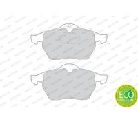 Set di pastiglie freno FERODO FDB1068, anteriore