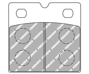 FERODO FDB108EF Kit pastiglie freni