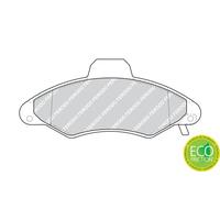 Ferodo Pastiglie freno FDB1276 Anteriore Kit di 4 per Ford Escort VI Turnier