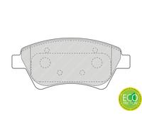 Set di pastiglie freno FERODO FDB1544, anteriore