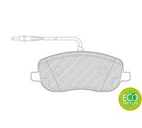 FERODO FDB1556 Kit pastiglie freno, Freno a disco per CITROËN,FIAT,LANCIA,PEUGEO