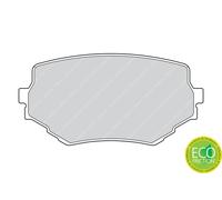 FERODO FDB1565 Kit pastiglie freno, Freno a disco per SUZUKI