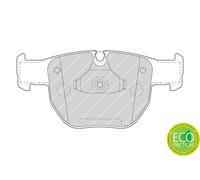 FERODO FDB1597 Kit pastiglie freni