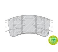 FERODO FDB1619 Kit pastiglie freno, Freno a disco per MAZDA