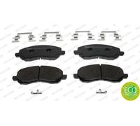 Set di pastiglie freno FERODO FDB1621, anteriore