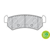 FERODO FDB1889 Kit pastiglie freno, Freno a disco per CHEVROLET,DAEWOO