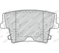 FERODO FDB1953 Kit pastiglie freno, Freno a disco per CHRYSLER,LANCIA