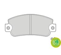 FERODO FDB346 Kit pastiglie freno, Freno a disco per AUTOBIANCHI,FIAT,LANCIA,SEA