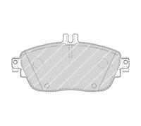 FERODO FDB4245 Kit pastiglie freno, Freno a disco per INFINITI,MERCEDES-BENZ