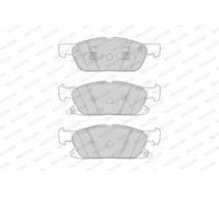 FERODO FDB4930 Kit pastiglie freno, Freno a disco per FORD,FORD USA