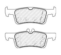 FERODO FDB5130 Kit pastiglie freno, Freno a disco per FORD