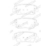 FERODO FDB5152 Kit pastiglie freno, Freno a disco per KIA