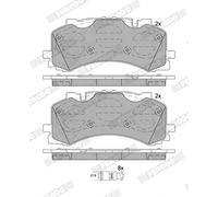 FERODO FDB5200 Kit pastiglie freno, Freno a disco per AUDI,VW