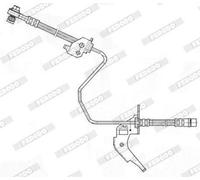 FERODO FHY2605 Tubo freno per OPEL ZAFIRA B (A05) Meriva A (X03) Zafira A (T98)