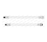 FERODO Flessibile Del Freno per Mitsubishi Outlander II Cw _ W 2.2 di-D 4WD